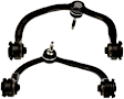 SET-RB521042 Front, Driver and Passenger Side, Upper Control Arm, With ball joint(s), Iron