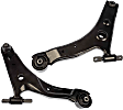 SET-RB521058 Front, Driver and Passenger Side, Lower Control Arm, With ball joint(s), Steel