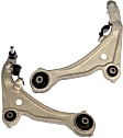 SET-RB521076 Front, Driver and Passenger Side, Lower Control Arm, Aluminum