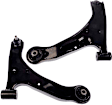 SET-RB521090 Front, Driver and Passenger Side, Lower Control Arm, With ball joint(s), Steel
