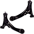 SET-RB521094 Front, Driver and Passenger Side, Lower Control Arm, With ball joint(s), Steel