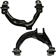 SET-RB521150 Rear, Driver and Passenger Side, Upper Control Arm, Without ball joint(s), Coupe, Steel