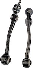 SET-RB521164 Front, Driver and Passenger Side, Lower, Rearward Control Arm, With ball joint(s), Iron