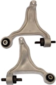 SET-RB521226 Front, Driver and Passenger Side, Lower Control Arm, Without ball joint(s), Aluminum