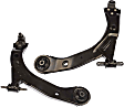 SET-RB521322 Front, Driver and Passenger Side, Lower Control Arm, With ball joint(s), Steel