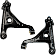 SET-RB521366 Front, Driver and Passenger Side, Lower Control Arm, With ball joint(s), Steel