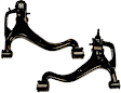 SET-RB521554 Front, Driver and Passenger Side, Lower Control Arm, With ball joint(s), Steel