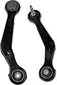 SET-RB521556 Rear, Driver and Passenger Side, Upper, Rearward Control Arm, With ball joint(s), Steel