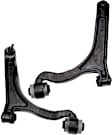 SET-RB521596 Front, Driver and Passenger Side, Lower Control Arm, Iron