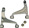 SET-RB521608 Rear, Driver and Passenger Side, Upper Control Arm, With ball joint(s), Coupe, Aluminum