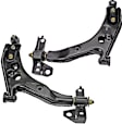 SET-RB521666 Front, Driver and Passenger Side, Lower Control Arm, Steel, OE Solutions Series