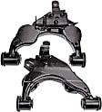 SET-RB521676 Front, Driver and Passenger Side, Lower Control Arm, Steel