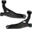 SET-RB521708 Front, Driver and Passenger Side, Lower Control Arm, Iron