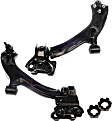 SET-RB521716 Front, Driver and Passenger Side, Lower Control Arm, Steel