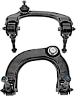 SET-RB521760 Front, Driver and Passenger Side, Upper Control Arm, Steel, OE Solutions Series