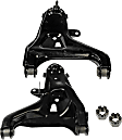 SET-RB521796 Front, Driver and Passenger Side, Lower Control Arm, Steel