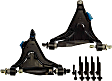 SET-RB521822 Front, Driver and Passenger Side, Lower Control Arm, Iron