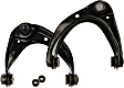 SET-RB521852 Front, Driver and Passenger Side, Upper Control Arm, Steel