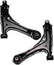 SET-RB521902 Front, Driver and Passenger Side, Lower Control Arm, With ball joint(s), Steel