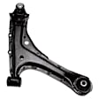 SET-RB521902 Front, Driver and Passenger Side, Lower Control Arm, With ball joint(s), Steel