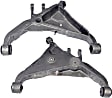 SET-RB521916 Rear, Driver and Passenger Side, Lower Control Arm, Without ball joint(s), Aluminum