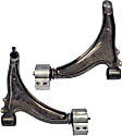 SET-RB521952 Front, Driver and Passenger Side, Lower Control Arm, With ball joint(s), Aluminum