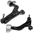 SET-RB521988-F Front, Driver and Passenger Side, Lower Control Arm, Steel, OE Solutions Series