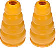 SET-RB523065-2 Leaf Spring Bushing - Yellow, Foam, Direct Fit, Set of 2