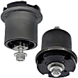 SET-RB523073 Trailing Arm Bushing - Black, Rubber and Steel, Direct Fit, Set of 2