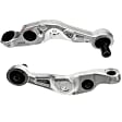 SET-RB524023-F Front, Driver and Passenger Side, Lower, Rearward Control Arm, Aluminum, OE Solutions Series