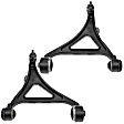 SET-RB524053-F Front, Driver and Passenger Side, Lower Control Arm, Steel, OE Solutions Series