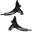 SET-RB524139-F Front, Driver and Passenger Side, Lower Control Arm, With ball joint(s), Steel, OE Solutions Series