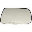 2007 Jeep Grand Cherokee - Mirror Glass Driver and Passenger Side, Without Heat, Non-Heated, No Blind Spot Feature, No Signal Light