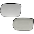 2006 Honda Pilot - Mirror Glass Driver and Passenger Side, Without Heat, Non-Heated, No Blind Spot Feature, No Signal Light, Backing Plate Included