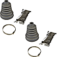 SET-RB614002-2 CV Boot - Gray, Direct Fit, Set of 2