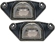 SET-RB68167-2 License Plate Light Lens - Direct Fit, Set of 2