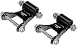 SET-RB722029 Leaf Spring Shackles and Hangers - Black, Steel, Direct Fit, Set of 2