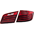 Passenger Side, Inner and Outer Halogen/LED Combo Tail Light, With bulb(s), OE Replacement