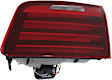 Driver and Passenger Side, Inner Tail Lights, with Bulbs, Halogen, Mounts on Luggage Lid