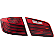 Driver Side, Inner And Outer Halogen/LED Combo Tail Light, With bulb(s), OE Replacement