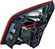 Driver Side, Inner And Outer Halogen/LED Combo Tail Light, With bulb(s), OE Replacement