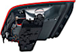 Driver Side, Inner And Outer Halogen/LED Combo Tail Light, With bulb(s), OE Replacement
