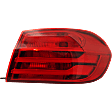 Driver and Passenger Side, Outer Halogen Tail Light, With bulb(s), OE Replacement