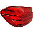 Driver and Passenger Side, Outer Halogen Tail Light, With bulb(s), OE Replacement