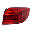 2017-2020 BMW 540i - Driver and Passenger Side, Outer Tail Lights, with Bulbs, LED, Mounts on Body