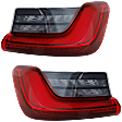 Driver and Passenger Side, Outer LED Tail Light, With bulb(s), OE Replacement, CAPA Certified