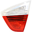 Driver and Passenger Side, Inner and Outer Halogen Tail Light, Inner - Without bulb(s); Outer - With bulb(s), OE Replacement, Sedan