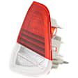 Driver and Passenger Side, Inner and Outer Halogen Tail Light, Inner - Without bulb(s); Outer - With bulb(s), OE Replacement, Sedan