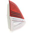 Driver and Passenger Side, Inner and Outer Halogen Tail Light, Inner - Without bulb(s); Outer - With bulb(s), OE Replacement, Sedan