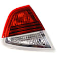 Driver Side, Inner And Outer Halogen Tail Light, Inner - Without bulb(s); Outer - With bulb(s), OE Replacement, Sedan